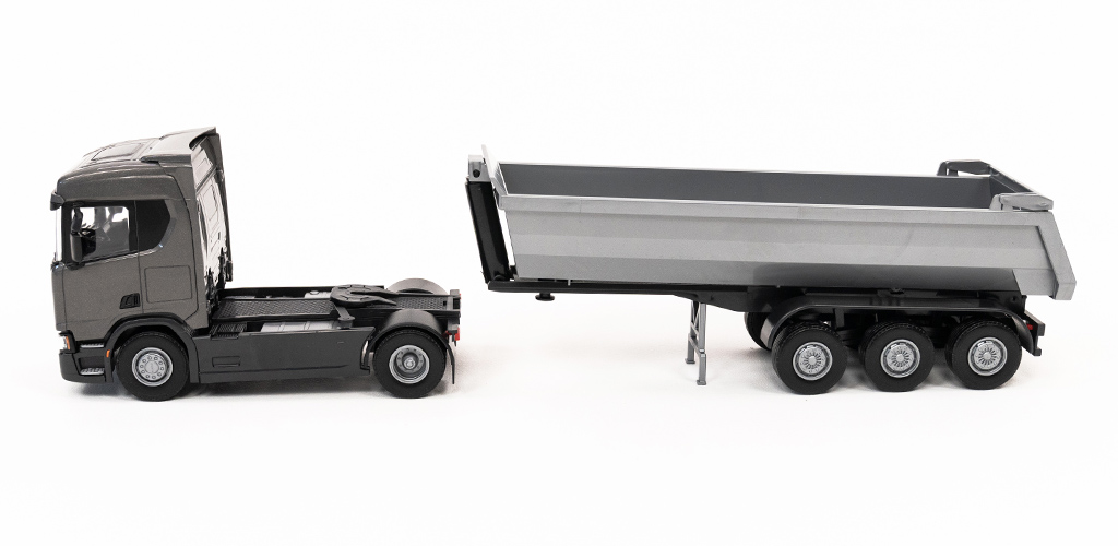 hracka-kamion-SCANIA-R500-Next-Gen-sivy-s- -vyklapacim-návesom-5